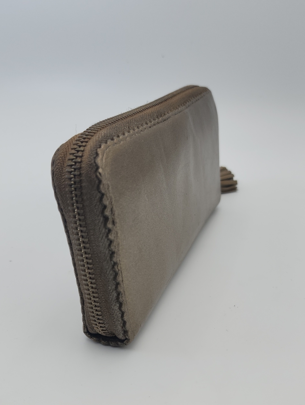LOEWE Anagram Continental Long Zip Around Wallet Metallic Bronze Gold Leather - Picture 4 of 16